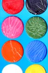 Palette of paints